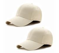 ATSNOSH 2 Piezas Gorra de Béisbol para Mujer/Hombre, Gorro Deportivo, Ajustable Sombrero para el Sol de Verano Estilo Deportes Clásicos Gorra con Visera, Sombrero Exterior
