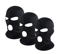 ATSNOSH Pasamontañas para Mujer y Hombre con 3 Agujeros - Máscara de Esquí y Halloween con Protección UV - Máscara Facial
