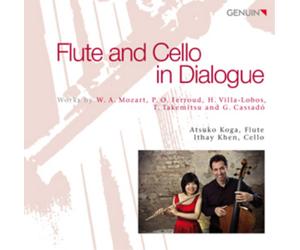 Atsuko Koga Flute and Cello in Dialogue (CD) Album (Importación USA)