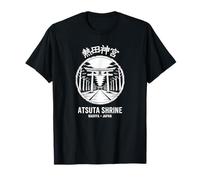 Atsuta Santuario Nagoya Japón Sello Kanji Japonés Souvenir Camiseta
