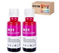 ATTA 31 - Botella de tinta magenta de repuesto para HP 31 Ink Work para Smart Tank 7005 5107 7301 7001 7602 5000 5101 5102 Plus 651 551 455 457 450, tanque de tinta todo en uno (70 ml, 31 magent) A-2