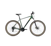 ATTABO Alpe 2.0 Tanwall - Bicicleta de montaña para Hombre, 19 Pulgadas, Aluminio 6061, Horquilla de suspensión XCE, 3 x 8 accionamiento, Frenos de Disco TEKTRO, Dynamic Off-Road, con Accesorios