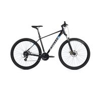 ATTABO Bicicleta de montaña Alpe 2.0 de 17 Pulgadas para Hombre - 6061 Aluminio, Horquilla de suspensión XCE, 3 x 8 accionamiento, Frenos TEKTRO, Ideal para Todoterreno y senderos dinámicos