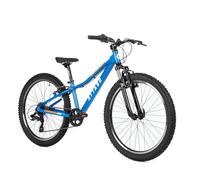 ATTABO Bicicleta de montaña Infantil MTB JR con Marco de Aluminio de 12 Pulgadas con Ruedas de 24 Pulgadas con Accesorios, Manillar ergonómico, Freno en V, sillín Ajustable, Cambio de Cadena de 8