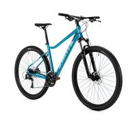 ATTABO Bicicleta de Mujer ALPE 3.0 con Cuadro de Aluminio 19" Manillar Ergonómico Frenos de Disco Turquesa Bicicleta de Montaña con Ruedas de 29" con Accesorios Sillín Ajustable Marchas 24 Velocidades