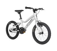 ATTABO Bicicleta Ease de 16 Pulgadas, diseño Duradero y ergonómico con bajo saliente, Ideal para Ciclistas Principiantes, Color Rojo/Azul/Rosa/Morado/Plata (Plata)