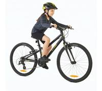 ATTABO Bicicleta Infantil de 7 a 11 años, Cuadro de Aluminio Ligero (10 kg), Ruedas de 24 Pulgadas, Horquilla de Acero, 120-145 cm, Manillar ergonómico