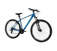ATTABO Bicicleta para Hombre Alpe 1.0 con Marco de Aluminio de 17 - 21 Pulgadas, Manillar ergonómico, Freno en V, Azul, Bicicleta de montaña con Ruedas de 29 Pulgadas con Accesorios, sillín Ajustable