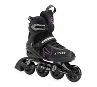 ATTABO Bricker Fitness - Patines de Ruedas para Hombre, cómodos y estables para el Tiempo Libre y de Entrenamiento con riel de Aluminio, Ruedas de Poliuretano de 80 mm, rodamientos ABEC-7, Freno TPR