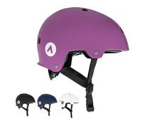 ATTABO Casco Genes para Patines en Linea y Monopatines Talla M Rosa Casco Adulto con Tecnología de Recubrimiento Duro ABS con 11 Orificios de Ventilación Rueda de Ajuste Material Duradero y Seguro