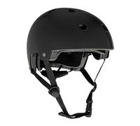 ATTABO Casco Infantil Genes JR para Patines en Linea y Monopatines Talla S Negro Casco para Niños con Tecnología de Recubrimiento ABS con 11 Orificios de Ventilación Rueda de Ajuste Material Duradero