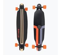 ATTABO Flowrider Longboard Skateboard - Tabla de Arce 38", Rodamientos ABEC-7, Cruiser Urbano para Principiantes y Expertos, Carga 100kg - Negro