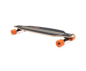 ATTABO Flowrider Longboard Skateboard - Tabla de Arce 38", Rodamientos ABEC-7, Cruiser Urbano para Principiantes y Expertos, Carga 100kg - Negro
