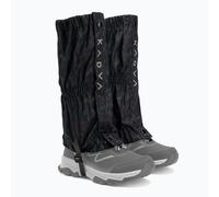 ATTABO KADVA Infano - Polainas infantiles impermeables de 2000 mm y robustas, polainas de senderismo para niños y niñas, protección contra la humedad y la suciedad, cremallera fácil (negro y azul, S-M