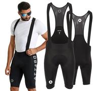ATTABO Kirun Pro Bib Shorts Cargo Atb-b5ap007-blk Pantalones Cortos, Negro, Large Hombres