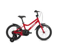 ATTABO Knack 16 - Bicicleta infantil (5 - 7 años) con marco de aluminio ligero (9 kg), ruedas de 16 pulgadas, para 110 - 120 cm de altura, manillar ergonómico, estable y ligero, ideal para aprender a