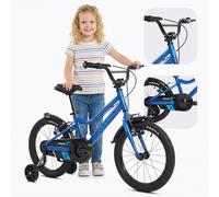 ATTABO Knack 16 - Bicicleta Infantil de 16 Pulgadas, Marco de Aluminio Ligero, para niños de 5 a 7 años (110 - 120 cm) - con estabilizadores y Frenos en V