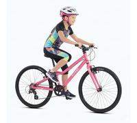 ATTABO Knack 24 - Bicicleta Infantil (7 - 11 años) con Marco de Aluminio Ligero (Solo 10 kg), Ruedas de 24 Pulgadas, Horquilla de Acero, para 120 - 145 cm de Altura, Manillar ergonómico, Ideal para