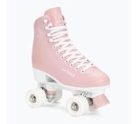 ATTABO Patines de Mujer Serena Talla 36-41 EU Talla Ajustable ABEC-3 Chasis de Aluminio Caña de Piel Protección de Puntera Frenado Seguro Ajuste Preciso de Ruedas 82A