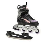 ATTABO Patines de Nieve para niños Bladeroll: Longitud Ajustable, rodamientos, Patines Intercambiables, Comodidad y Seguridad al Aire Libre