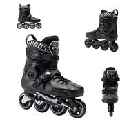 ATTABO Patines en Línea Riftskates 40-45 EU Negro Versátiles Patines Freestyle Patinar por la Ciudad o Trucos de Patinaje Rodamientos Duraderos ABEC-9 Ruedas PU 85A Ligero y Cómodo