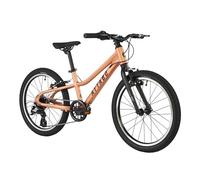 ATTABO Rash 20 - Bicicleta infantil (5 - 9 años) con marco de aluminio ligero, ruedas de 20 pulgadas, 8 velocidades Shimano de 110 a 135 cm de altura, ergonómica, estable, apta para todo terreno