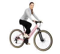 ATTABO Sano 3.0 28" Bicicleta de montaña para Mujer, Aluminio Ligero 6061, Bicicleta de Trekking con 24 velocidades Shimano, Horquilla de suspensión SR Suntour, Frenos de Disco hidráulicos, Cuadro de