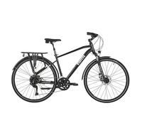 ATTABO Spate 2.0 Bicicleta de Trekking para Hombre de 18 Pulgadas, Aluminio 6061, Horquilla SF20 NEX 63 mm, Cues 2x9, Frenos TEKTRO MD-M300, LED, Guardabarros, portaequipajes