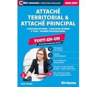 Attaché territorial - Attaché principal (Catégorie A -?Concours 2026-2027): Concours externe - Concours interne - 3e voie - Examen professionnel