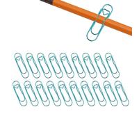 Attache Trombone Porte Stylo - 20 Pièces Métal Or Nickel, Clip Marque-Page Cahier Agenda Notes, Boucle Élastique Support Crayon Fixation Robuste | Pour Carnet Organiseur Journal