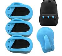 Attaches de Cannes à Pêche - Organizador portátil de 4 piezas Avec Élastique | Porte-Canne Pêche à la Mouche - Pour Rive Côte Jetée Piscine EAU Salée Surf Voyage | Soporte de fijación sólido