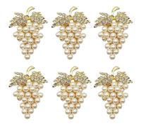 Attaches-serviettes En Forme De Raisin - Porte-serviettes En Métal Avec Décoration De Table Ens Forme Des Serviette | Porte-serviette Pour La Décoration Des Table, Pratique Avec Fonctionnalité Et Dura