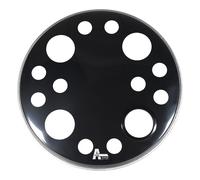 Attack 22" Orbit 2Ply Black Resonant Ported Bass Drum Head