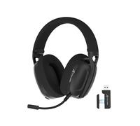 ATTACK L80PRO Wireless Gaming Headset, 2.4G Triple Mode Headset with 20ms Low Latency, 40mm Drivers Black