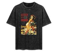 Attack of The 50Ft Woman Unisex T-Shirt Printed tee Black Mens Top Shirt M