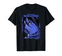 Attack on Titan Mikasa Ackerman Japanese Manga Face Portrait Camiseta