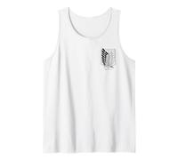 Attack on Titan Scout Regiment Survey Corps Pocket Logo Camiseta sin Mangas