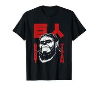 Attack on Titan Season 4 Beast Titan y Kanji Grande Camiseta