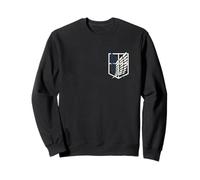 Attack on Titan Small Scout Regiment Shield Chest Anime Sudadera