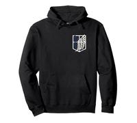 Attack on Titan Small Scout Regiment Shield Chest Anime Sudadera con Capucha