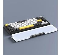 Attack Shark 87 Teclas Reposamuñecas de Acrílico, Reposamanos de Aleación de Aluminio CNC, Reposamuñecas para Teclado Mecánico Gaming con Diseño TKL 75%, Soporte Ergonómico para Muñeca -Negro