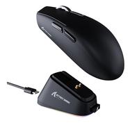 ATTACK SHARK G3PRO Gaming Mouse with Magnetic Charging Dock, PixArt PAW3311 Gaming Sensor, BT/2.4G Wireless/Wired Gaming Mouse, 25000 dpi, Gamer Mice for Win11/Xbox/PS/Mac (Black)