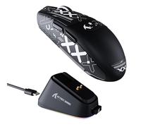ATTACK SHARK G3PRO Gaming Mouse with Magnetic Charging Dock, PixArt PAW3311 Gaming Sensor, BT/2.4G Wireless/Wired Gaming Mouse with Grip Tape, 25000 dpi, Gamer Mice for Win11/Xbox/PS/Mac (Black)