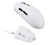 ATTACK SHARK G3PRO Gaming Mouse with Magnetic Charging Dock, PixArt PAW3311 Gaming Sensor, BT/2.4G Wireless/Wired Gaming Mouse, 25000 dpi, Gamer Mice for Win11/Xbox/PS/Mac (White)