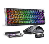 ATTACK SHARK R68 HE 8000Hz Combinados de Teclado Magnético, Ink | Cable y Ratón Inalámbrico Para juegos R11 ULTRA de Fibra de Carbono, Rapid Trigger, 0.005mm RT, Ratón SUPERLIGHT de 49g