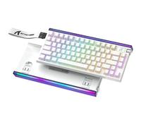 ATTACK SHARK R85HE - Teclado mecánico RGB para juegos con cable 75% efecto Hall, disparo rápido, sondeo de 8K, precisión RT de 0.05 mm, latencia de 0.08 MS, interruptor magnético, sonido de 5 capas