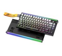 ATTACK SHARK R85HE - Teclado mecánico RGB para juegos con cable 75% efecto Hall, disparo rápido, sondeo de 8K, precisión RT de 0.05 mm, latencia de 0.08 MS, interruptor magnético, sonido de 5 capas