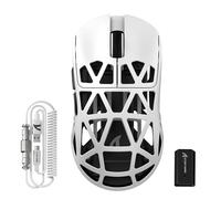 ATTACK SHARK Ratón para juegos R2 con cable C06 (blanco)