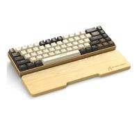 Attack Shark Reposamuñecas de Bambú Natural de 68 Teclas,Soporte Ergonómico para una Mejor Comodidad de Escritura y Juegos,Ecológico, Sensación de Madera,Antideslizante, Portátil para Teclado Mecánico