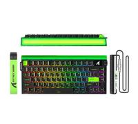 ATTACK SHARK Teclado magnético para juegos R85 HE 75% con cable, tasa de sondeo de 8 KHz, precisión RT de 0.005 mm, tasa de escaneo de 256 K, intercambio en caliente personalizado, teclado de PC con